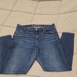 American Eagle Outfitters Women's Dark Blue Jeans